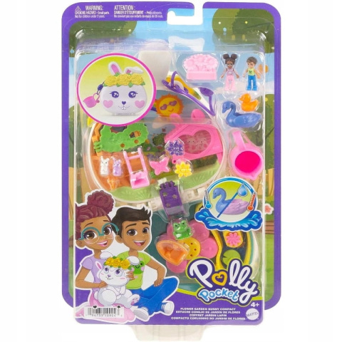 Polly Pocket Zestaw Kompaktowy Kwiatowy Ogród Królika HKV36 Polly Pocket Zestaw Kompaktowy Kwiatowy Ogród Królika HKV36