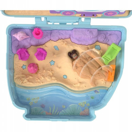 Polly Pocket Zestaw Kompaktowy MiniVan Plażowy Piesek HRD36
