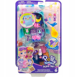 Polly Pocket Zestaw Kompaktowy Piżama Party Sowa HKV37