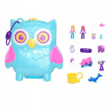 Polly Pocket Zestaw Kompaktowy Piżama Party Sowa HKV37