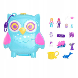 Polly Pocket Zestaw Kompaktowy Piżama Party Sowa HKV37