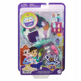 Polly Pocket Zestaw Kompaktowy Śnieżny Pingwinek HRD34