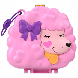 Polly Pocket Zestaw Kompaktowy Fryzjer Piesek Pudel HKV35