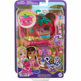 Polly Pocket Zestaw Kompaktowy Truskawkowy Miś HRD35