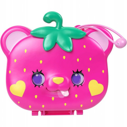 Polly Pocket Zestaw Kompaktowy Truskawkowy Miś HRD35