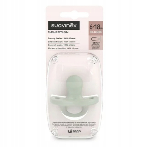 Suavinex Smoczek Fizjologiczny Zielony SX Pro Zero Zero 6-18m Suavinex Smoczek Fizjologiczny Zielony SX Pro Zero Zero 6-18m