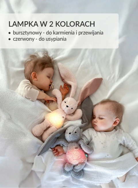 Szumisie Szumiś Królik Brąz Lampka 5w1 Przytulanka Czujnik Snu Szumisie Szumiś Królik Brąz Lampka 5w1 Przytulanka Czujnik Snu