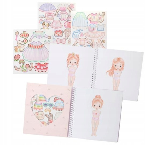 TOP MODEL KOLOROWANKA Dress Me UP Princess 13577 TOP MODEL KOLOROWANKA Dress Me UP Princess 13577