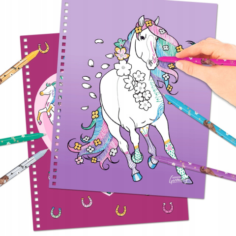 TOP MODEL Zestaw Kreatywny Miss Melody Glitter Horses 12931 TOP MODEL Zestaw Kreatywny Miss Melody Glitter Horses 12931