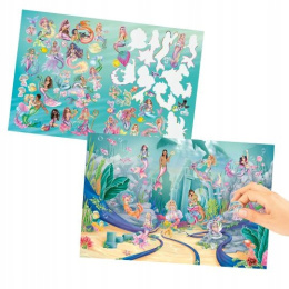 TOP MODEL Zestaw StickerWorld Mermaid Syrenki 240 Naklejek 13395