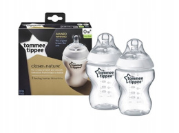Tommee Tippee Zestaw Butelka 260ml Closer to Nature 2 szt 225207