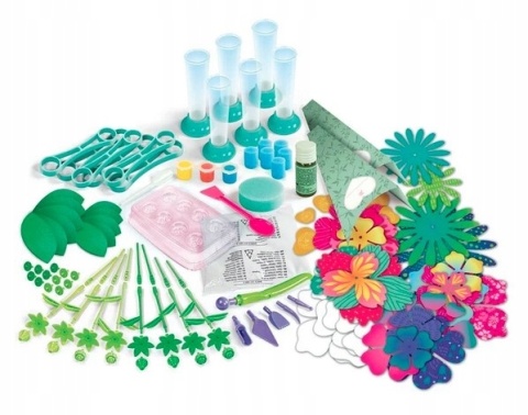 Clementoni Zestaw Kreatywny Laboratorium Kwiatów 18216