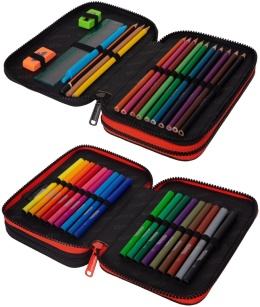 Coolpack Piórnik Dwukomorowy Wyposażeniem Jumper 2 Grey Ball F066710