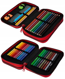 Coolpack Piórnik Dwukomorowy Wyposażeniem Jumper 2 CranBerry F066756