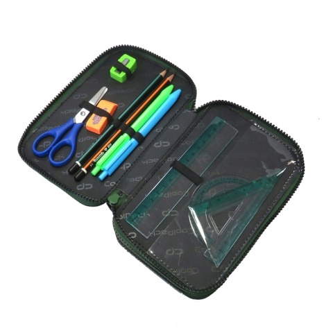 Coolpack Piórnik Trzykomorowy z Wyposażeniem Jumper 3 Grass F067757