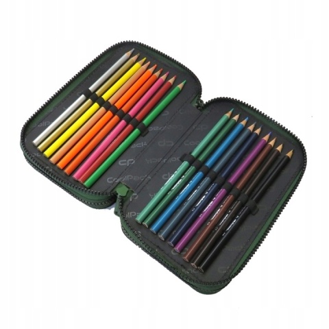 Coolpack Piórnik Trzykomorowy z Wyposażeniem Jumper 3 Grass F067757