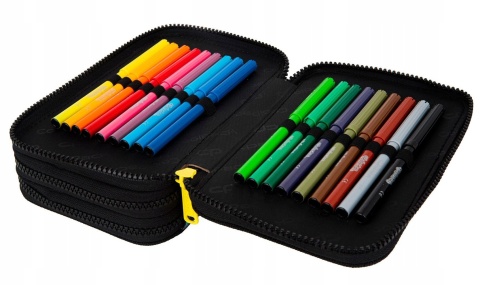 Coolpack Piórnik Trzykomorowy z Wyposażeniem Jumper 3 Goal Time F067701