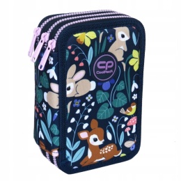 Coolpack Piórnik Trzykomorowy z Wyposażeniem Jumper 3 Oh My Deer 67664