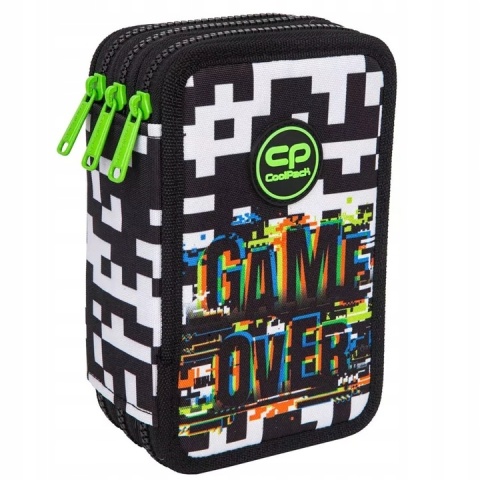 Coolpack Piórnik Trzykomorowy z Wyposażeniem Jumper 3 Game Over F06767