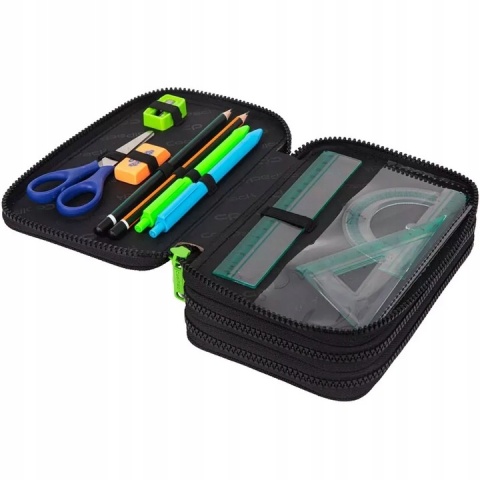 Coolpack Piórnik Trzykomorowy z Wyposażeniem Jumper 3 Game Over F06767