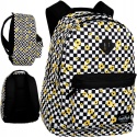 Coolpack Plecak Młodzieżowy Dwukomorowy Scout Chess Flow F096745