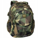 Coolpack Plecak Młodzieżowy Szkolny Factor Hedge Moro Wojskowy F002731