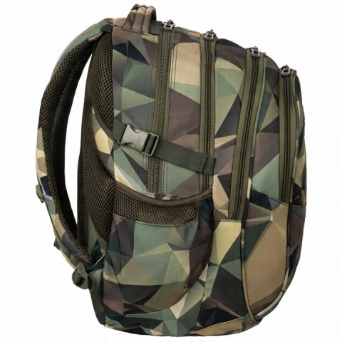 Coolpack Plecak Młodzieżowy Szkolny Factor Hedge Moro Wojskowy F002731