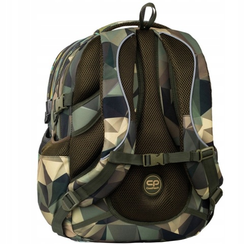 Coolpack Plecak Młodzieżowy Szkolny Factor Hedge Moro Wojskowy F002731