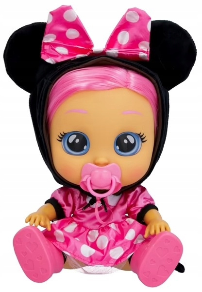 Cry Babies Lalka Interaktywna Płaczący Bobas Myszka Minnie 30cm Cry Babies Lalka Interaktywna Płaczący Bobas Myszka Minnie 30cm