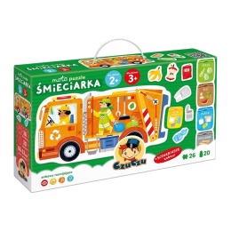 CzuCzu Puzzle Moto Śmieciarka Układanka Edukacyjna 26 elementów 94010