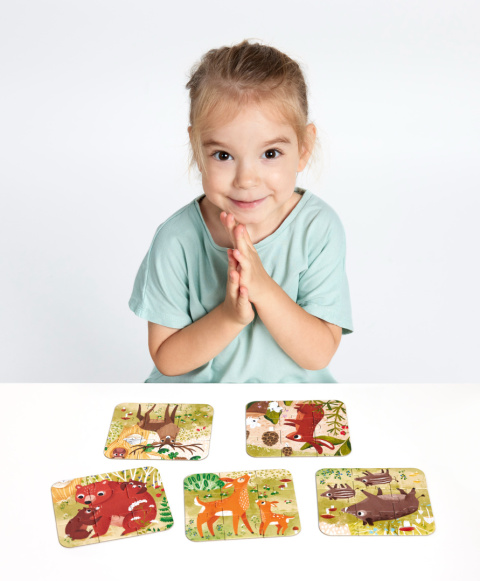 CzuCzu Puzzle Leśne Zwierzątka 3+ 92986 CzuCzu Puzzle Leśne Zwierzątka 3+ 92986