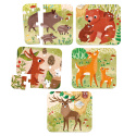 CzuCzu Puzzle Leśne Zwierzątka 3+ 92986