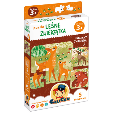 CzuCzu Puzzle Leśne Zwierzątka 3+ 92986 CzuCzu Puzzle Leśne Zwierzątka 3+ 92986
