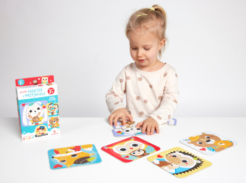 CzuCzu Puzzle Do Pary Zajączek i Przyjaciele 24m+ 92979 CzuCzu Puzzle Do Pary Zajączek i Przyjaciele 24m+ 92979