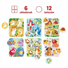 CzuCzu Puzzle Myszka i Przyjaciele Edukacyjna Układanka 2+ 93792