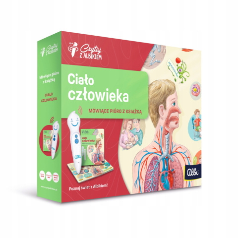 Czytaj Z Albikiem Zestaw Ciało Człowieka + Pióro