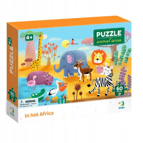 Dodo Puzzle Biomy 60 el. Gorącej Afryce 243128 Dodo Puzzle Biomy 60 el. Gorącej Afryce 243128