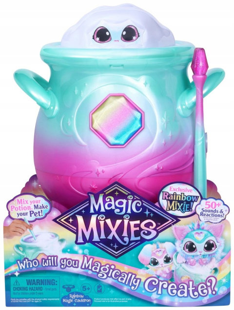 Magic Mixies Interaktywna Maskotka Tęczowy Kociołek Garnuszek MMM14668 Magic Mixies Interaktywna Maskotka Tęczowy Kociołek Garnuszek MMM14668