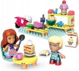 Mega Bloks Klocki Barbie Zestaw Cukiernia 76el. GWR32