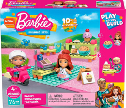 Mega Bloks Klocki Barbie Zestaw Cukiernia 76el. GWR32
