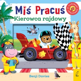 Miś Pracuś Kierowca Rajdowy Ruchome Elementy Wilga