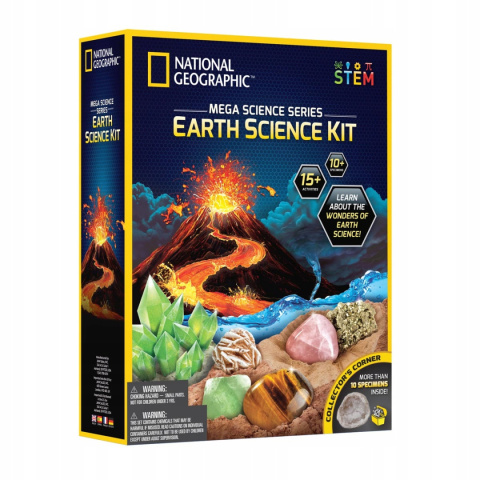 National Geographic Mega Zestaw Kreatywny do Nauki o Ziemi Wulkan National Geographic Mega Zestaw Kreatywny do Nauki o Ziemi Wulkan