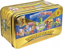 Super Things Zings Zestaw Metalowa Złota Puszka 9 Figurek Seria 2