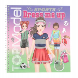 TOP MODEL KOLOROWANKA Dress Me UP Sport Naklejki 13808