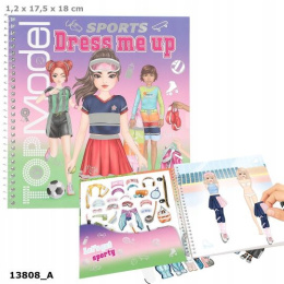 TOP MODEL KOLOROWANKA Dress Me UP Sport Naklejki 13808