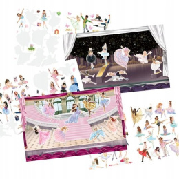 TOP MODEL ZESTAW STICKERWORLD BALET 110 NAKLEJEK 13610