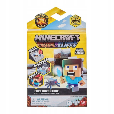 Treasure X Figurka Minecraft Caves Cliffs Przygoda w Jaskini Figurka