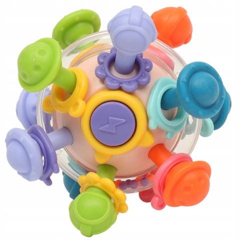 BocioLand Zabawka Sensoryczna Montessori Gryzak Kula BL243