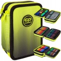 Coolpack Piórnik Trzykomorowy z Wyposażeniem Jumper 3 Lemon E67510
