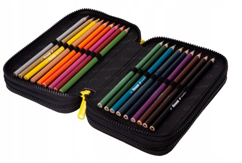 Coolpack Piórnik Trzykomorowy z Wyposażeniem Jumper 3 Darker Night 680